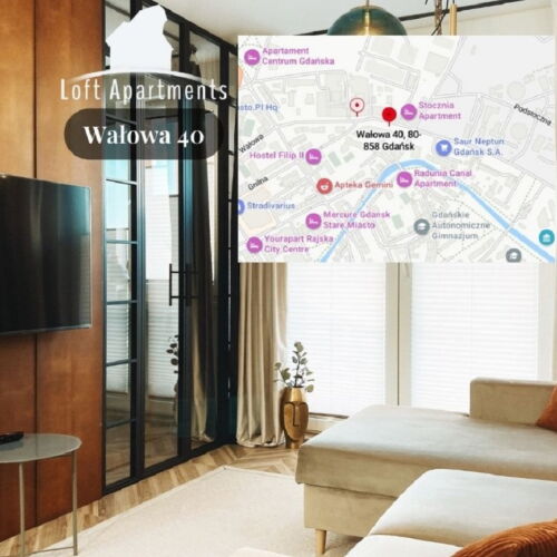 Apartament 4-osobowy na piętrze z 2 pomieszczeniami sypialnianymi