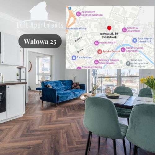 Apartament 4-osobowy na piętrze z 2 pomieszczeniami sypialnianymi