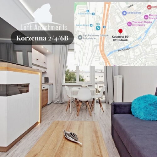 Apartament 4-osobowy na piętrze z 2 pomieszczeniami sypialnianymi