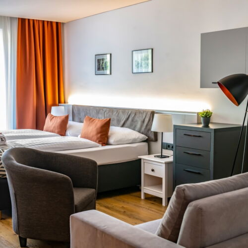 Superior Rodinný Pokoj s manželskou postelí (s možností přistýlky)