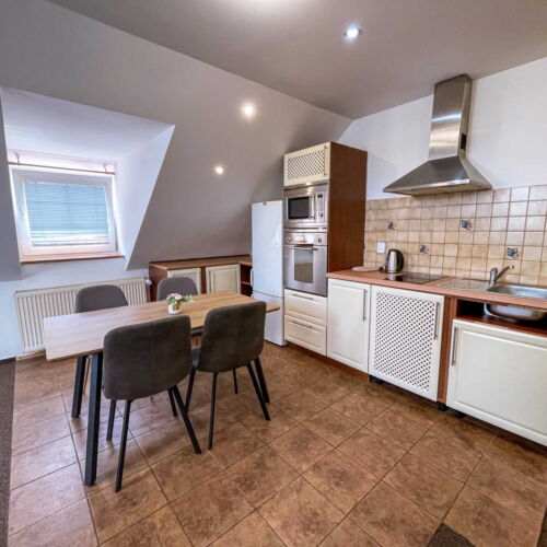 Pokoj se sprchou s vlastní kuchyňkou pro 5 os.