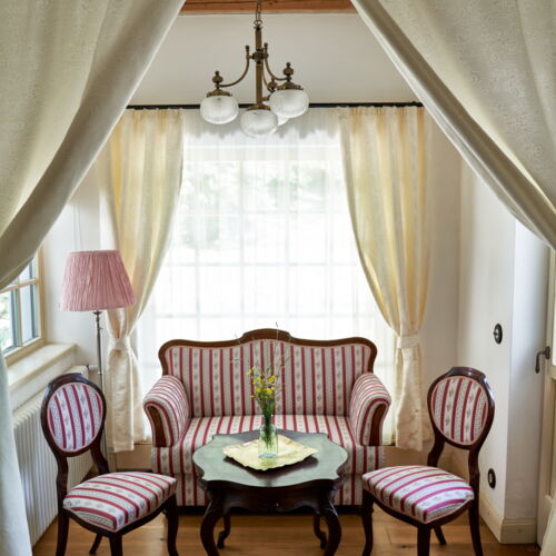 Pokój 2-osobowy Romantyczny z widokiem na park (możliwa dostawka)