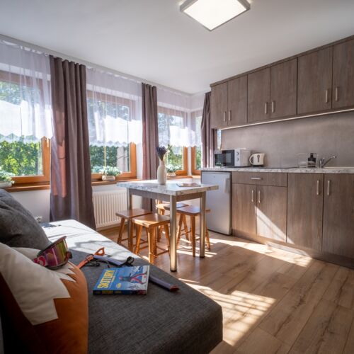 Apartament 4-osobowy Family z aneksem kuchennym z 2 pomieszczeniami sypialnianymi