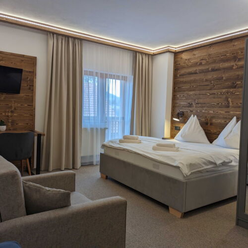 Camera twin cu duș (se poate solicita pat suplimentar)