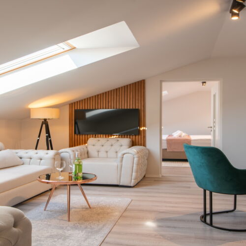 Family Suita pro 6 os. se 3 ložnicemi v podkroví