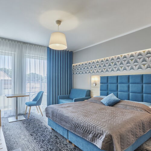 Apartament 3-osobowy na piętrze z balkonem z 1 pomieszczeniem sypialnianym