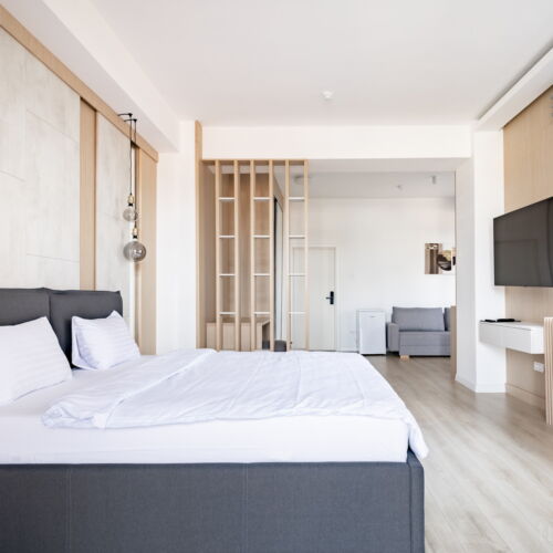 Rezydencja pokój 2-osobowy Deluxe z balkonem z 1 pomieszczeniem sypialnianym