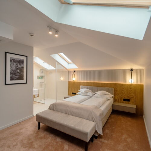 Mansard 1-Room Apartment for 2 Persons