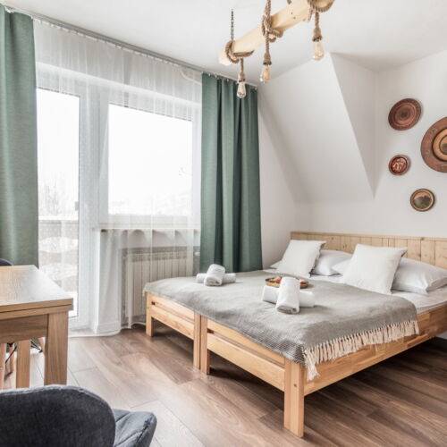 Apartament 2-osobowy Studio z balkonem z 1 pomieszczeniem sypialnianym