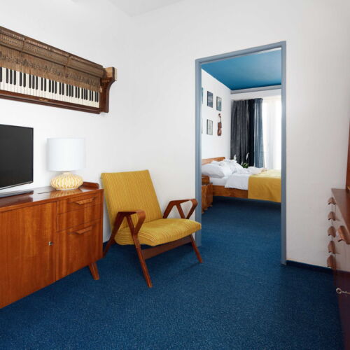 Zweibettzimmer mit Dusche