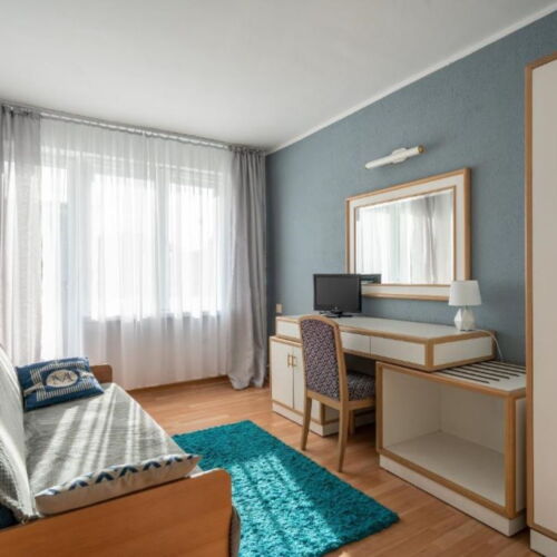 Apartament 7-osobowy na piętrze z balkonem z 3 pomieszczeniami sypialnianymi