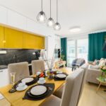 Apartament la etaj cu aer condiționat cu 2 camere pentru 4 pers.