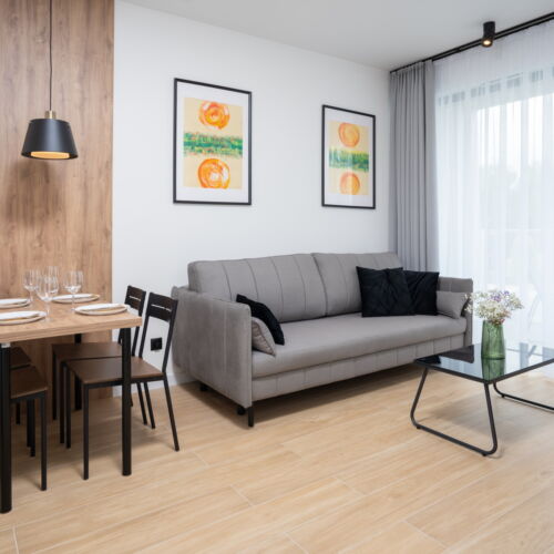 Apartament 4-osobowy Classic z tarasem z 2 pomieszczeniami sypialnianymi