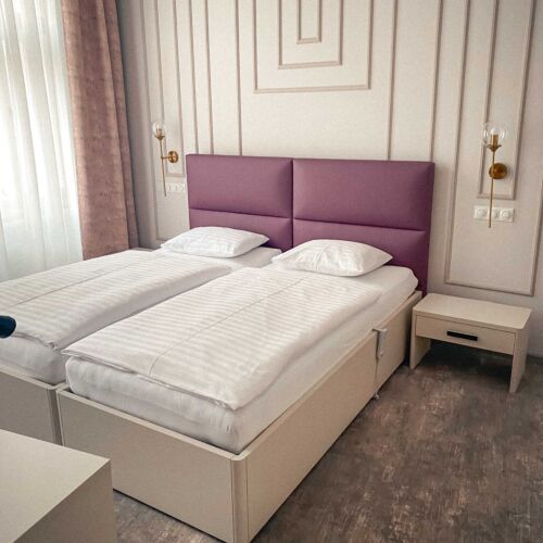 Camera twin deluxe cu chicinetă proprie