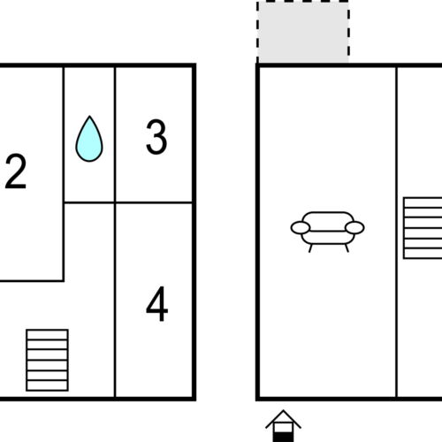 Casă de vară pentru 8 pers. (se inchirieaza doar integral)