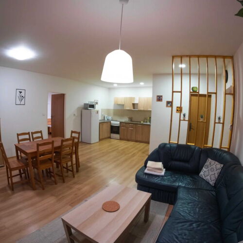 Apartman se sprchou s vlastní kuchyňkou pro 4 os. (s možností přistýlky)