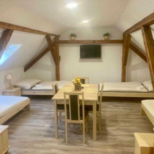 Apartman se sprchou s vlastní kuchyňkou pro 4 os.