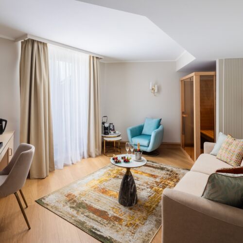 Romantik Studio 2-Zimmer-Suite für 3 Personen