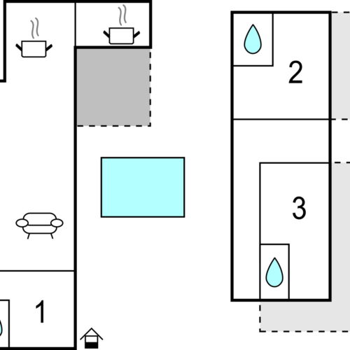 Domek letniskowy 6-osobowy 
