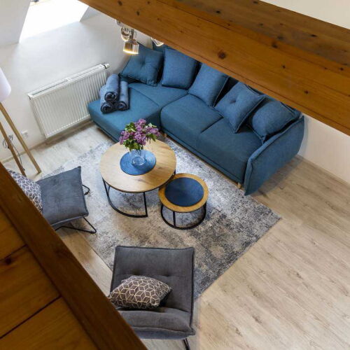 3-Room Apartment for 10 Persons with Bathtub and Kitchenette