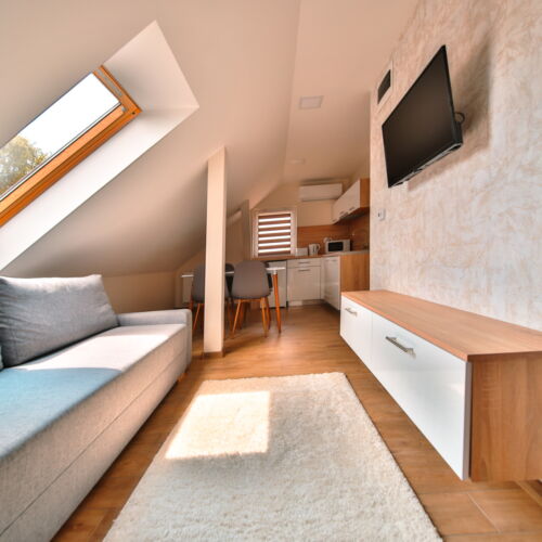 Familie 3-Zimmer-Apartment für 6 Personen im Dachgeschoss