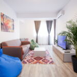 Panoramic 1-Room Balcony Apartment for 4 Persons