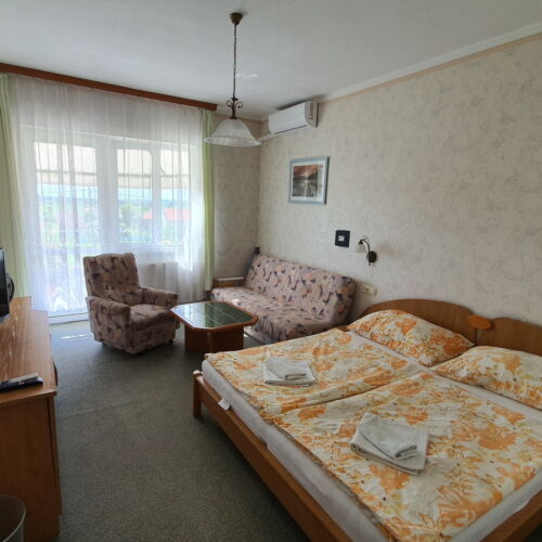 Camera tripla confort cu panoramă