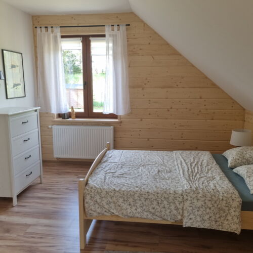 Pokój 4-osobowy na piętrze z widokiem na ogród