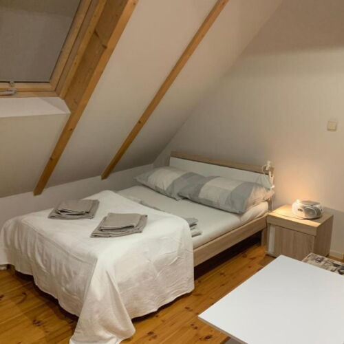 Domek całoroczny 4-osobowy z tarasem z widokiem na góry