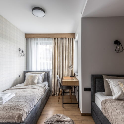 Apartament 6-osobowy Przyjazny podróżom rodzinnym z widokiem na góry z 3 pomieszczeniami sypialnianymi