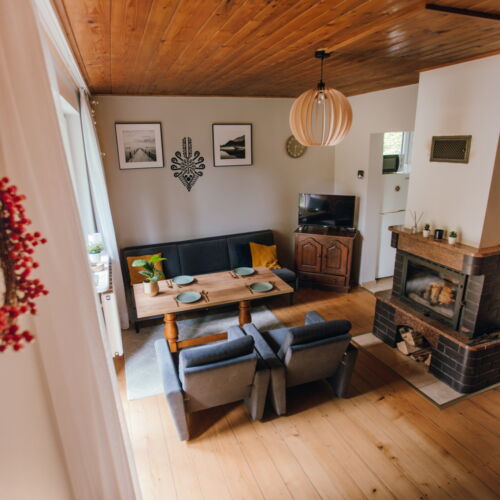 Ganzes Haus Ferienhaus mit Aussicht auf den Wald