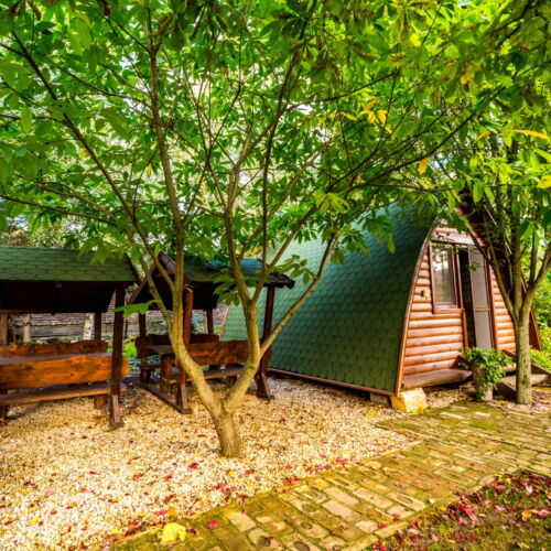 Apartament 3-osobowy na parterze z widokiem na ogród z 1 pomieszczeniem sypialnianym