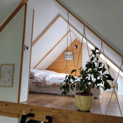 Domek całoroczny 6-osobowy z widokiem na góry z widokiem na jezioro