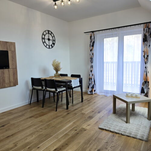 Apartament cu balcon cu vedere spre munte cu 1 camera pentru 4 pers.