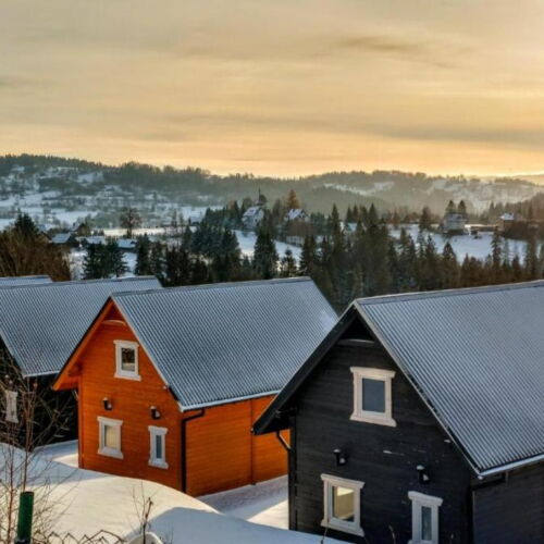 Domek całoroczny 8-osobowy Przyjazny podróżom rodzinnym z widokiem na góry