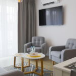 Apartament 4-osobowy Premium z klimatyzacją z 2 pomieszczeniami sypialnianymi