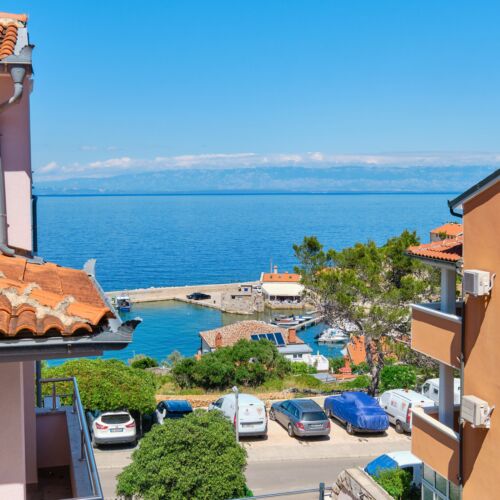 Apartament 4-osobowy z klimatyzacją na piętrze z 2 pomieszczeniami sypialnianymi