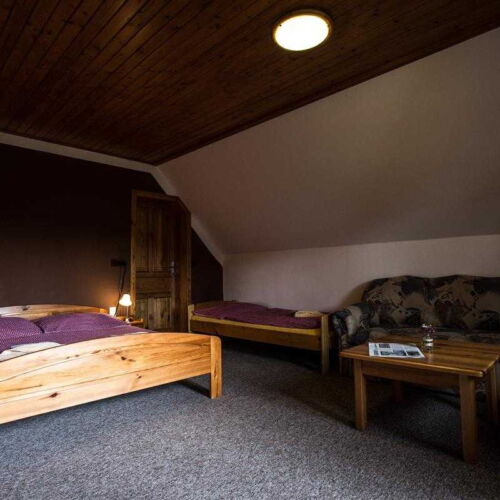 Camera tripla cu balcon (se poate solicita pat suplimentar)