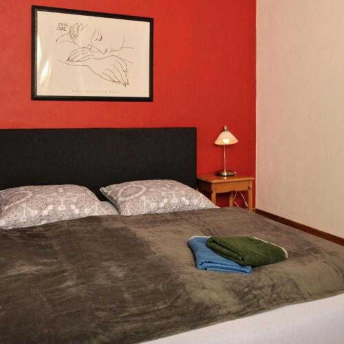 Apartament 6-osobowy z prysznicem z aneksem kuchennym z 2 pomieszczeniami sypialnianymi