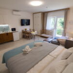 1-Zimmer-Apartment für 2 Personen Obergeschoss mit Dusche (Zusatzbett möglich)