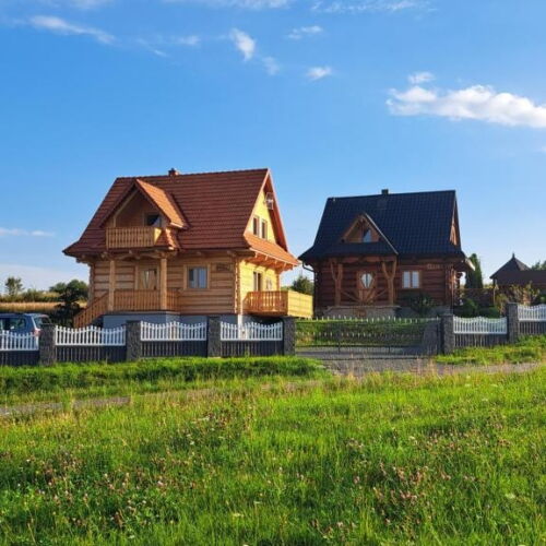 Domek całoroczny 9-osobowy z widokiem na góry z panoramą