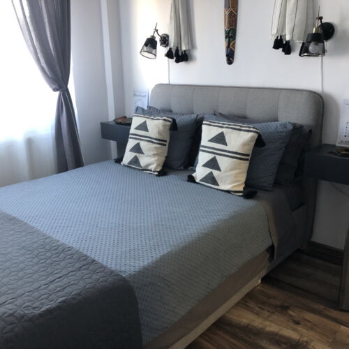 Apartament 4-osobowy na piętrze z balkonem z 1 pomieszczeniem sypialnianym