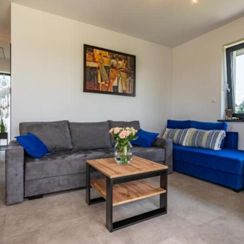 Domek całoroczny 6-osobowy z widokiem na ogród