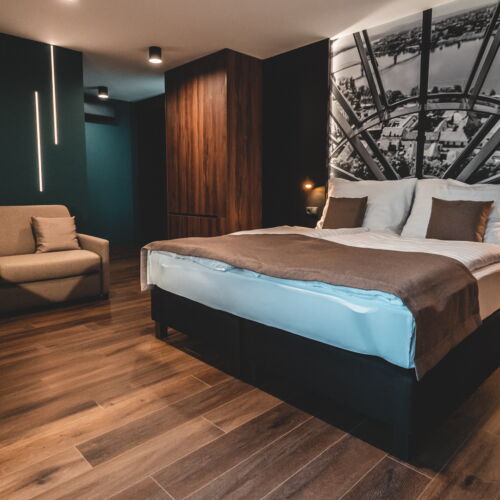 Family Double Room with Terrace (extra beds available)