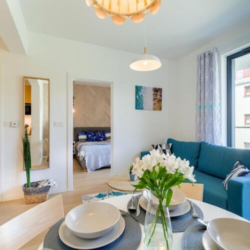 Apartament 4-osobowy na piętrze Komfort z 2 pomieszczeniami sypialnianymi