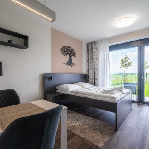 Apartament barrierfree cu 1 camera pentru 2 pers.