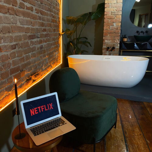 Apartament studio cu 1 camera pentru 2 pers.