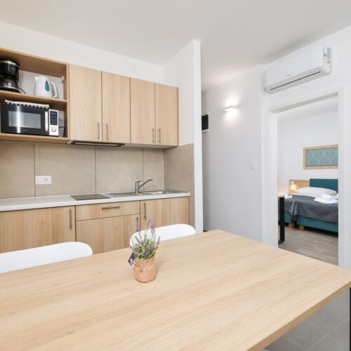 Superior Partial Sea View 1-Room Apartment for 2 Persons