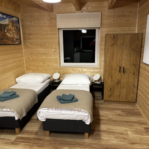 Apartament 2-osobowy z tarasem z własną kuchnią z 1 pomieszczeniem sypialnianym