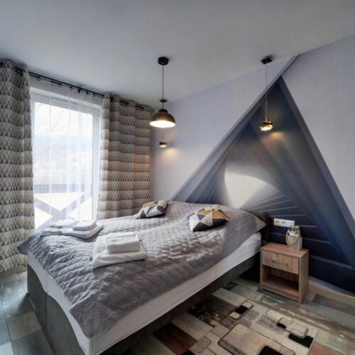 Apartament 4-osobowy na piętrze Silver z 2 pomieszczeniami sypialnianymi